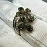 Diamond Designer-Inspired Multi-Color Diamond Floral Ring Image 10