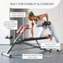 Multi-Functional Weight Bench with Roman Chair for Home Gym 8 Back Extension Levels, Flat Decline Modes, Full-Body Training, Bench Press, Sit Ups, Thick Pad, Free Workout Chart Included Image 3