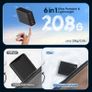200W 6-Port USB Charging Station, PD 100W 65W 45W 20W 18W USB C GaN III Charger Laptop & Phone Fast Charger Plug, Compatible with MacBook Pro/Air,Dell XPS, iPhone 15/16/14/ Pro, iPads, Steam Deck Image 4