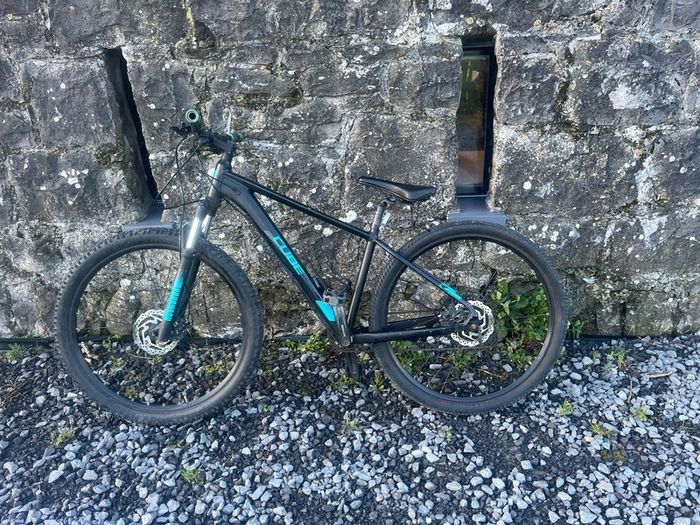 Cube Analog Rs Hardtail Mountain Bike 2021 Black/ Blue