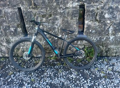 Cube Analog Rs Hardtail Mountain Bike 2021 Black/ Blue