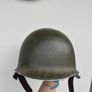 US WW2 McCord 1942 Fixed bale rear seam M1 helmet with Vietnam P64 liner Image 2