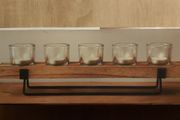 Simply Everyday  Tealight Holder on Wooden Stand