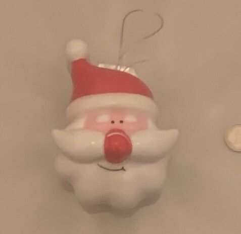 Vintage M&S XL Santa & Snowman Baubles 1990s