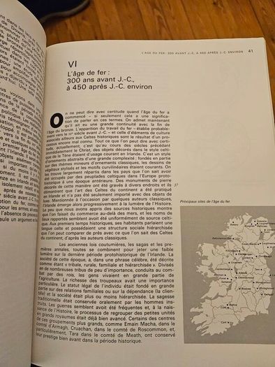 TREASURES OF IRELAND. THIS book is the exhibition catalogue for Tresors d'Irlande (Treasures of Ireland) held at the Galeries nationales du Grand Palais in Paris. Large volume paperback in good condition. See photos for same.