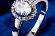 White Gold Plated Ring