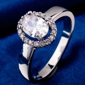 White Gold Plated Ring