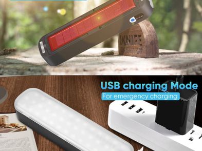 Xstore Solar Rechargeable Camping Light 5000mah Power Bank 2000 Lumens ...