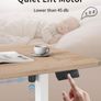 120 x 60cm Sit Stand Electric Home Office Desk with Memory Smart Pannel Image 6