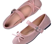 Brand New Harssidanzar Women's Mary Jane Ballerinas Flat Comfort Shoes (Black)
