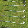 Left handed Golf Clubs with pink Spalding Bag Image 3