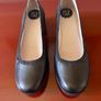 New Fab Fly London Black Court Shoes Size 40 Image 9