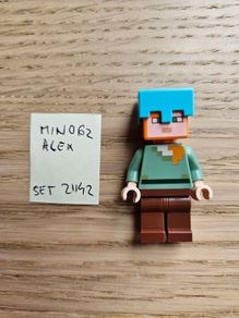 lego min062 alex, set minecraft 21142