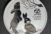 Australia 2023 Lunar Year Of The Rabbit 1oz Silver Coin