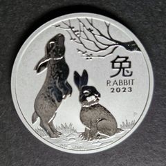 Australia 2023 Lunar Year Of The Rabbit 1oz Silver Coin