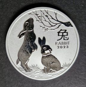 Australia 2023 Year Of The Rabbit 1oz Silver Coin
