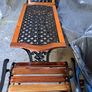 Cast iron garden table and chairs Image 2