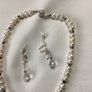 Brand New Sterling Silver and Freshwater Pearl Necklace and matching Earrings Image 3