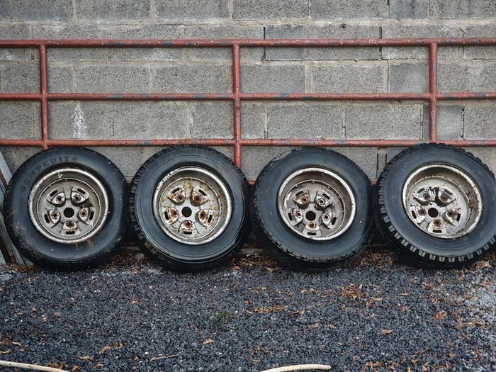 4x Range Rover Classic Rostyle Steel Wheels