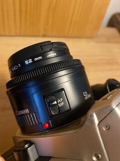 Canon EOS 55 Film Camera + 50mm f/1.8 Lens