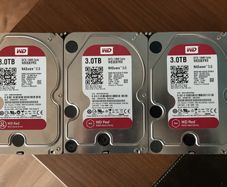 Western Digital Red NAS Drives 3TB Each