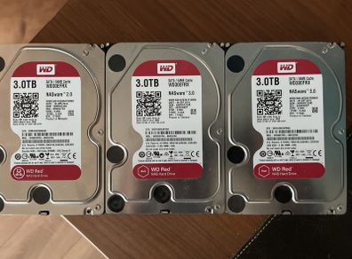 Western Digital Red NAS Drives 3TB Each