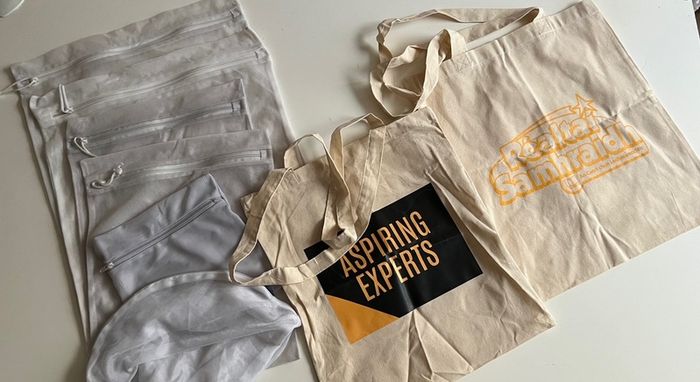 Bundle of Laundry and Cotton Bags