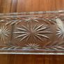 Cut Glass ( Crystal) Vanity - Dressing Table Plate - 31 cm by 15 cm Image 2