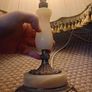 Onyx and Brass Vintage Lamp Image 3