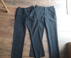 Marks and Spencer black school trousers size 12-13 years,2 pairs