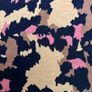 Ladies Navy & Mustard Cotton Top Image 3