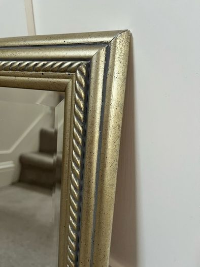 Gold antique style mirror