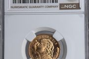 1930B Switzerland G20 Francs Gold Coin MS65