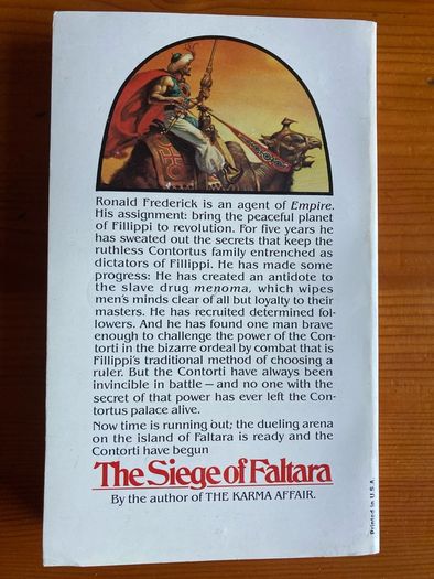 Science / Fantasy book:'The Siege Of Faltara'