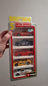 Vintage 1980 Bburago Cod.4300 1:43 Scale Die Cast Metal & Plastic Parts Cars GC