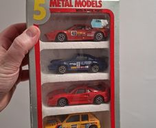 Vintage 1980 Bburago Cod.4300 1:43 Scale Die Cast Metal & Plastic Parts Cars GC