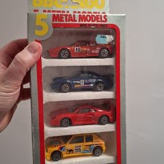 Vintage 1980 Bburago Cod.4300 1:43 Scale Die Cast Metal & Plastic Parts Cars GC