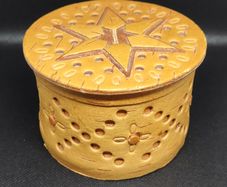 Vintage Handmade Swedish Birch Bark Box