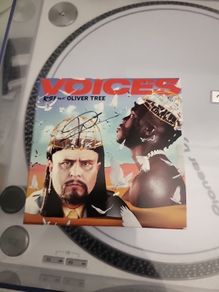 autographed cd single  Voices KSI and oliver tree