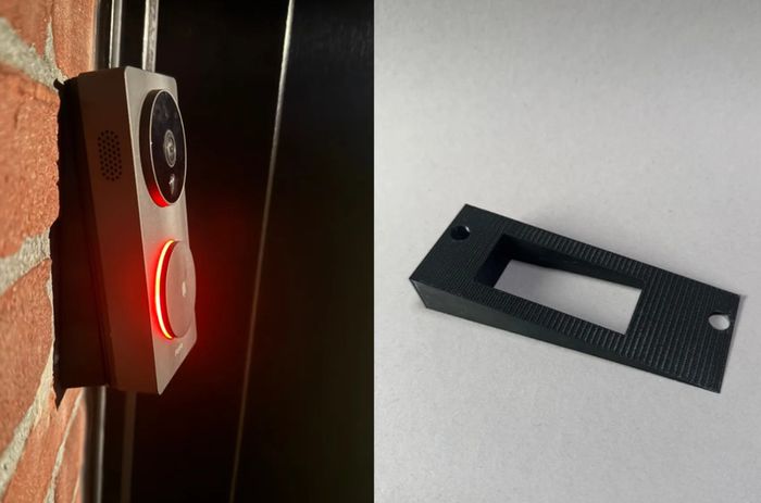 Aqara Smart Doorbell Camera G4 and G410 Angled Wall Mounting (from 10 to 45 Degrees)