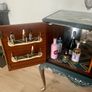 SALE! Burl Front Vintage Cocktail Bar/Cabinet Image 9