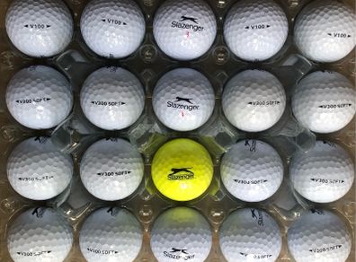 20 used Slazenger golf balls