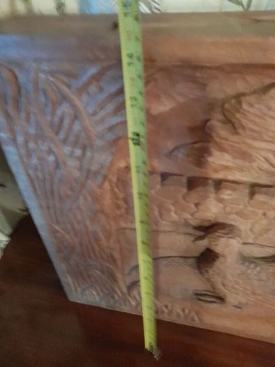 Vintage Carved Pheasants in Teak