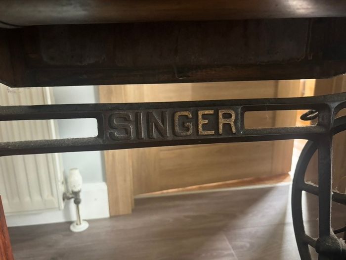 Vintage Singer treadle sewing machine