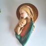Large Virgin Mary and Baby Jesus Wall Plaque Image 4