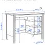 ikea desk brusali Image 3