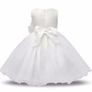 New Girls 3D Effect Flower Sleeveless Formal Party Dress Wedding Bridesmaid Sz 6-7yrs Image 2