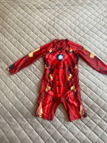 sunsafe Marvel Ironman suit age 4-5