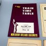 Northern Ireland Railways Train Railway Timetable 1970 + Revisions Image 2