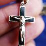 Vintage Catholic Religious Charm Bracelet length 7" Image 7